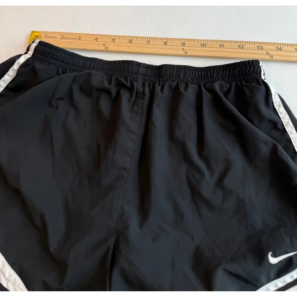Nike Tempo Dri-FIT Running Shorts Womens M Black White 3